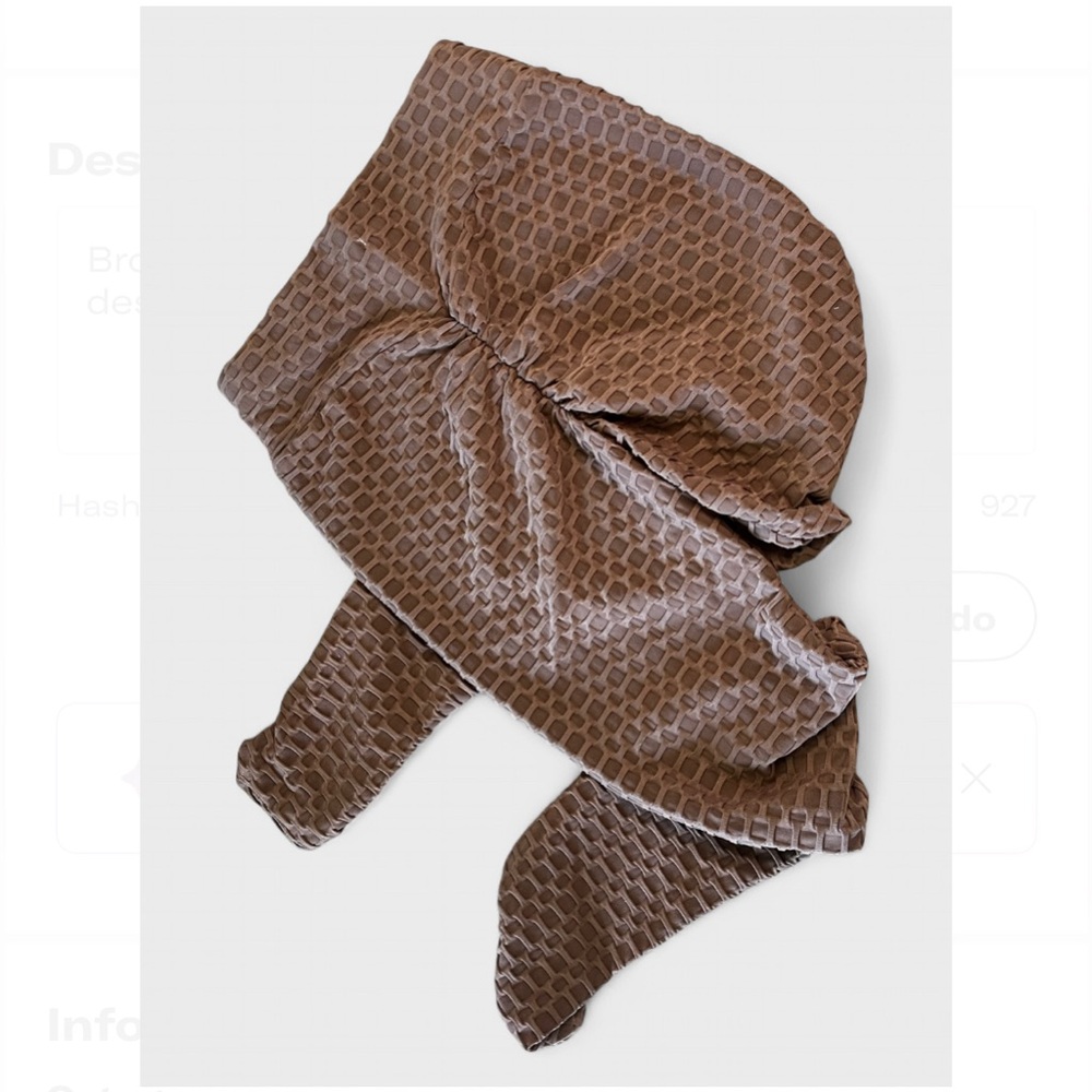 Brown scrunch‎ leggings